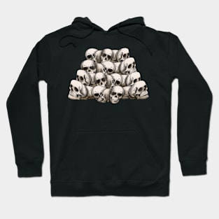 The skull head drawing png image Hoodie